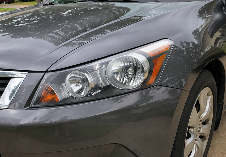 After headlight restoration