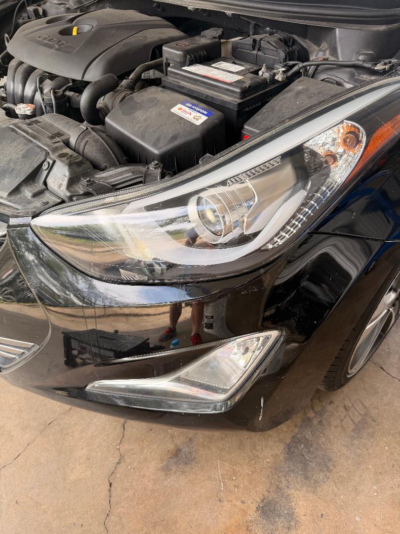 After headlight restoration