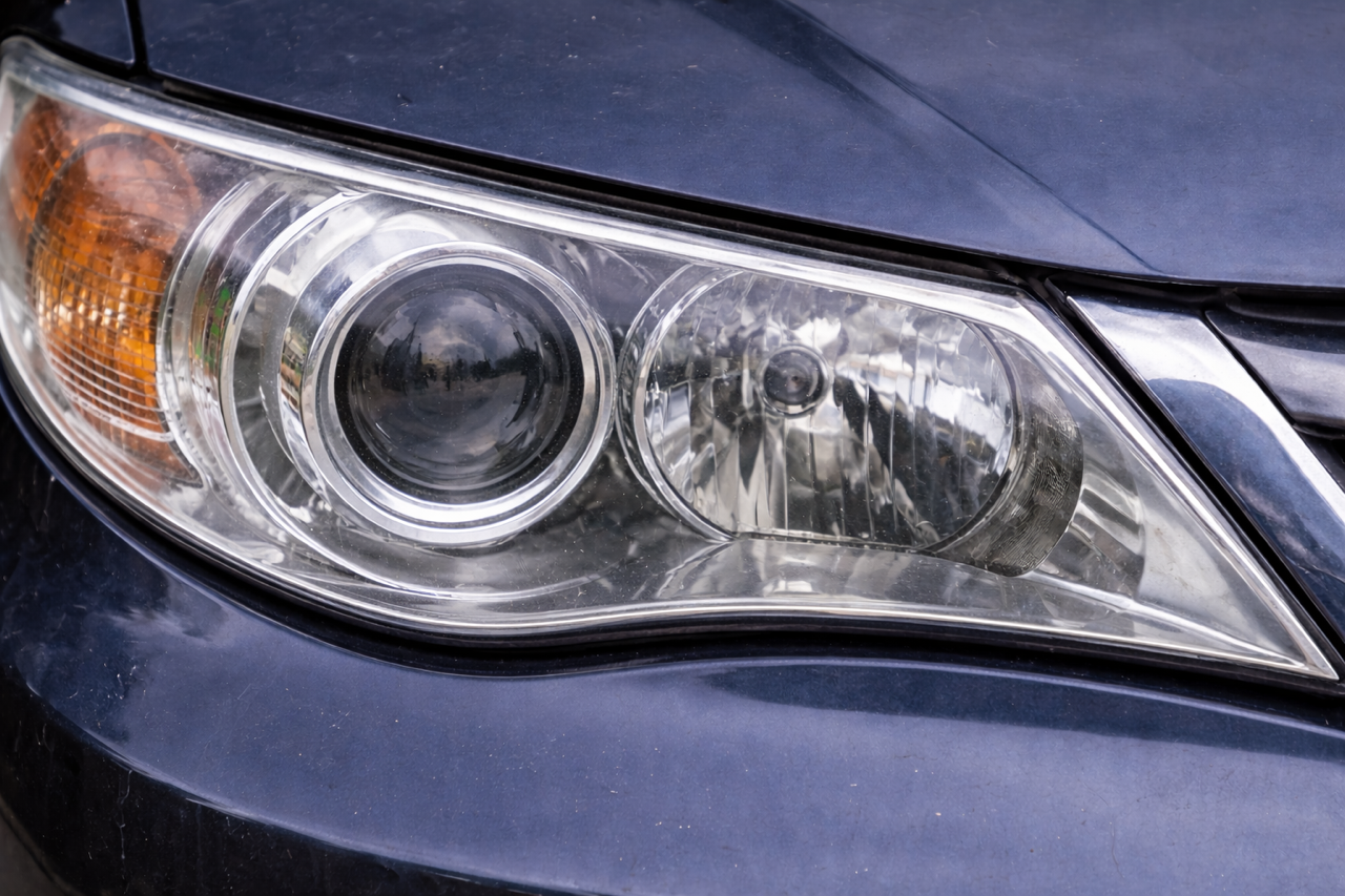 After headlight restoration